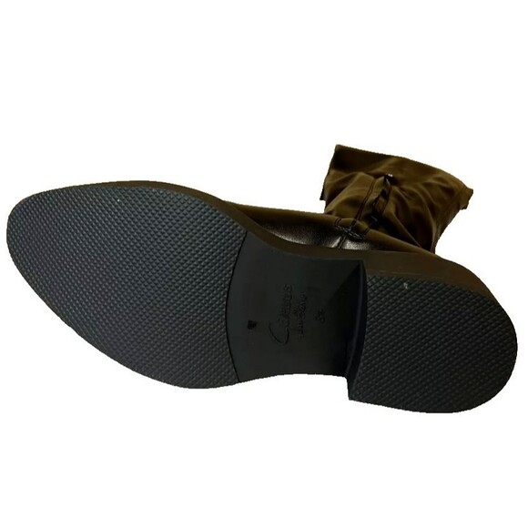 Circus By Sam Edelman Womens Knee High Boots Nat Black Round Toe Ankle Zipper 7M - Picture 14 of 14